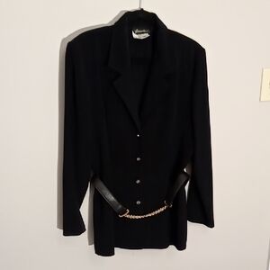 Vintage Farouche Elegant Blazer Jacket Ptp 24" L 28.5"